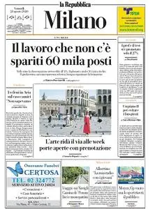 la Repubblica Milano - 28 Agosto 2020