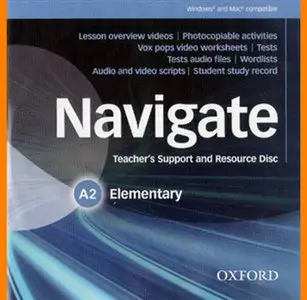 ENGLISH COURSE • Navigate • Elementary A2 • DVD-ROM • Teacher's Support and Resource (2015)