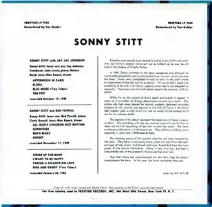 Sonny Stitt, Bud Powell, J.J. Johnson - Sonny Stitt, Bud Powell, J.J. Johnson (1950) {Prestige Japan MiniLP VICJ-4175 rel 2006}