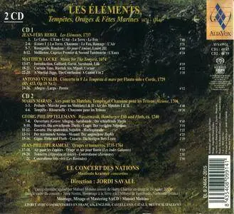 Jordi Savall & Le Concert des Nations - Les Éléments: Tempêtes, Orages & Fêtes Marines 1674 - 1764 (2016) {2CD Alia Vox}