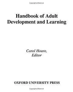Handbook of adult development and learning