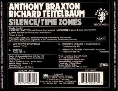 Anthony Braxton - Richard Teitelbaum - Silence / Time Zones (1997)
