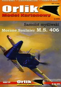 Orlik 029 Morane Saulnier M.S. 406 [paper model