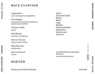 Mats Eilertsen - Rubicon (2016) {ECM 2469} [Repost]