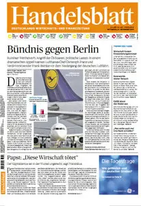 Das Handelsblatt vom 27 November 2013