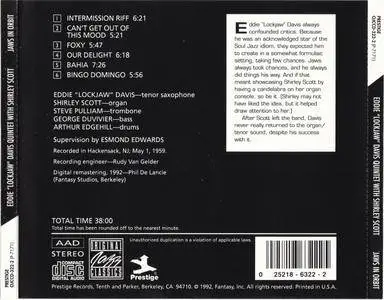 Eddie "Lockjaw" Davis Quintet with Shirley Scott - Jaws In Orbit (1959) {Prestige OJCCD-322-2 rel 1992}