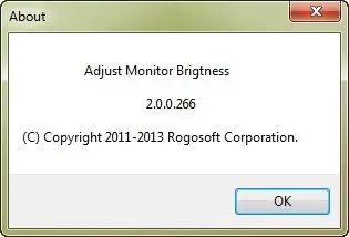 Adjust Laptop Brightness 2.0.0.266