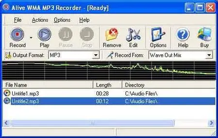 Alive WMA MP3 Recorder 2.6.3.6