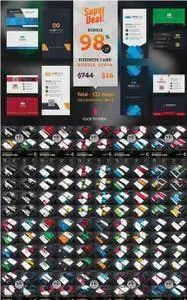 CreativeMarket - 122 Supper Business Card Big Bundle
