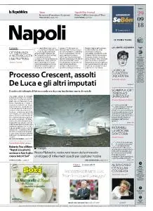 la Repubblica Napoli - 29 Settembre 2018