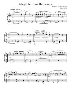 Adagio for Glass Harmonica - Wolfgang Amadeus Mozart (Piano Solo)