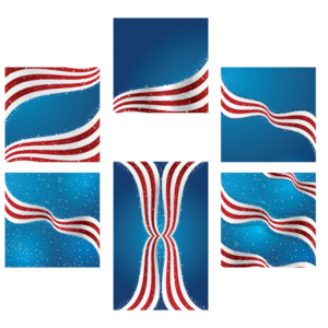 United States Flag Background Vector