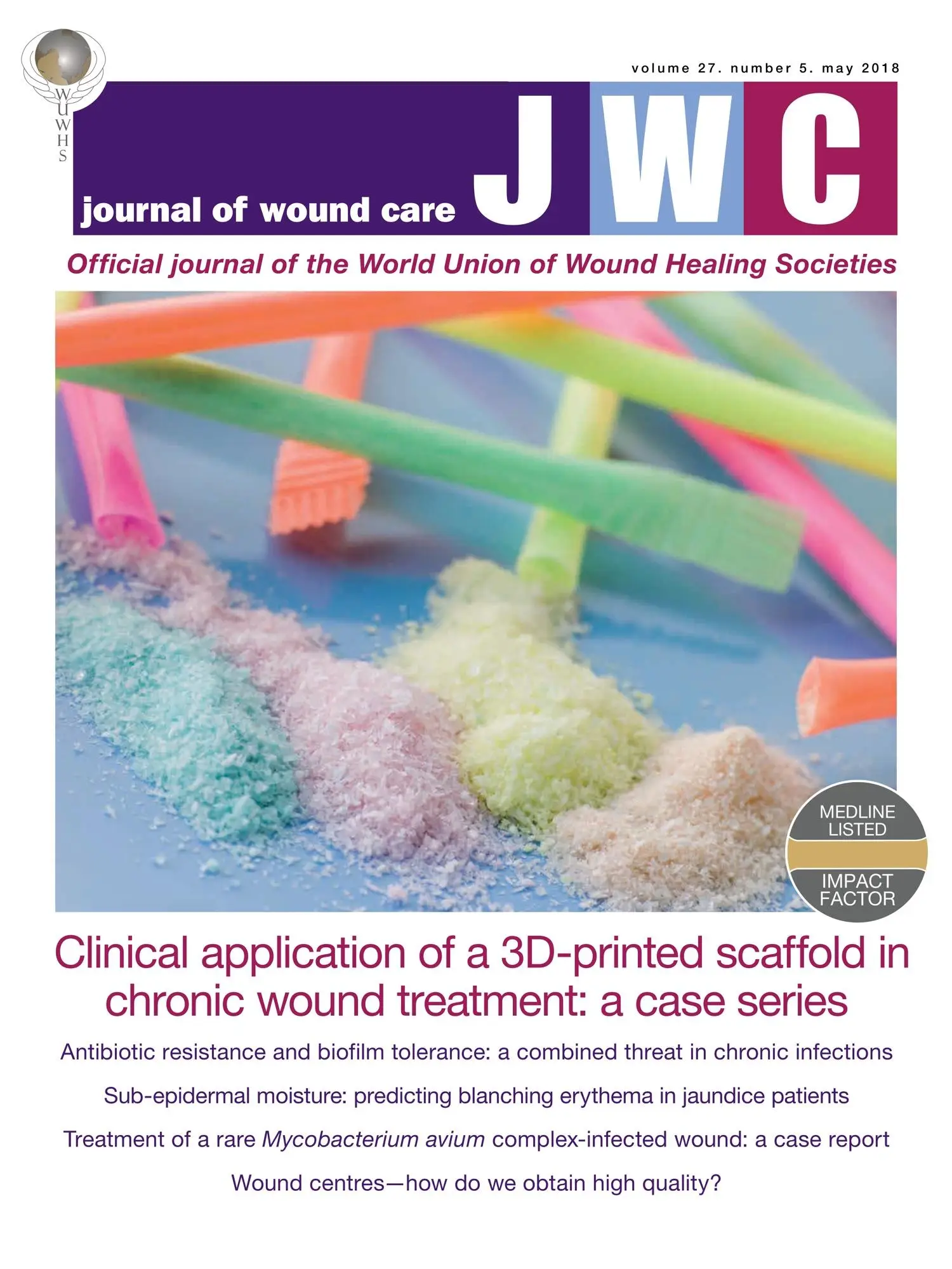 Journal of Wound Care May 2018 / AvaxHome