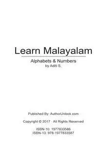 Learn Malayalam Alphabets & Numbers: Colorful Pictures & English Translations