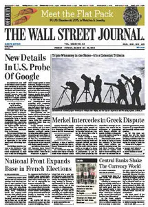 Wallstreet Journal Europe Weekend Edition 20 March 2015