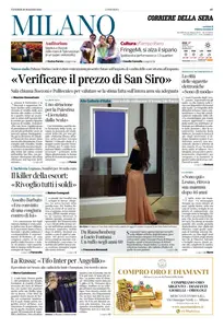Corriere della Sera Milano - 30 Maggio 2025