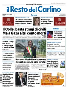 Il Resto del Carlino Ferrara Rovigo - 20 Luglio 2025