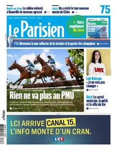 Le Parisien du Samedi 7 Juin 2025