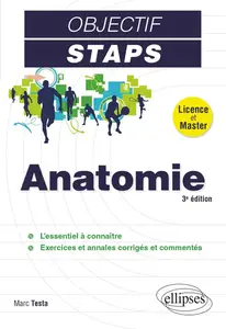 Marc Testa, "Anatomie: Licence et Master"