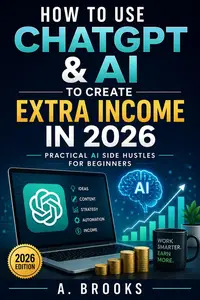 How to Use ChatGPT & AI to Create Extra Income in 2026: Practical AI Side Hustles for Beginners (Portuguese Edition)