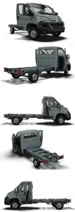 Citroen Jumper Chassis Truck SCab 3450WB HQInterior 2023 Model