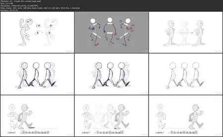 2D Animation: Walk Cycles Basics