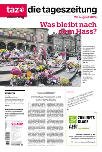 taz die tageszeitung  - 29 August 2024