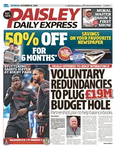 Paisley Daily Express - 6 October 2025