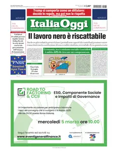 ItaliaOggi - 26 Febbraio 2025