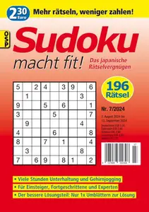 Sudoku macht fit - Nr.7 2024