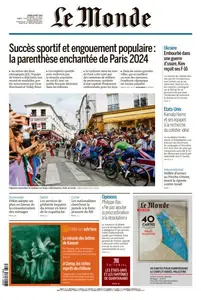 Le Monde du Mardi 6 Août 2024