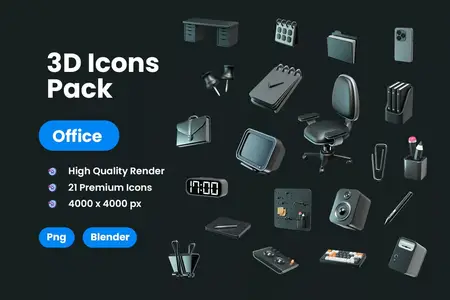 EE - Office 3D Icons HHZJJPG