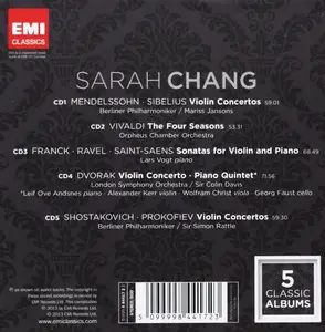 Sarah Chang - 5 Classic Albums (2013)
