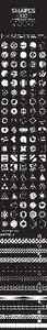 Creative Market - 100 geometric shapes. Part 2 - 1766835