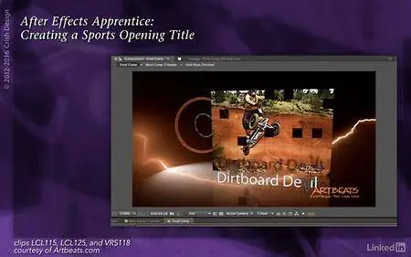 Lynda - After Effects Apprentice 15: Creating a Sports Opening Title (updated Nov 11, 2016)