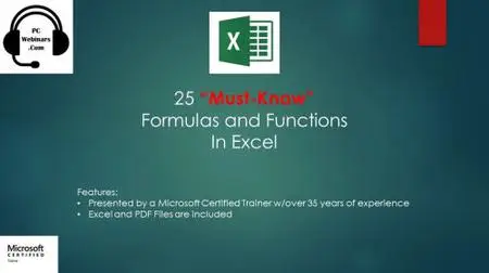 25 Must-Know formulas and functions in Excel