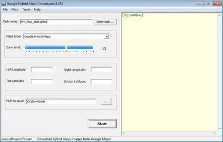 AllmapSoft Google Hybrid Maps Downloader 8.339