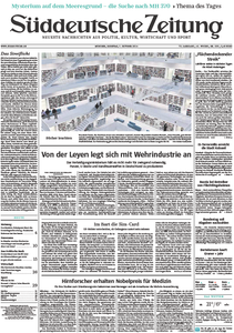 Süddeutsche Zeitung vom Dienstag, 07. Oktober 2014