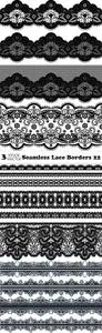 Vectors - Seamless Lace Borders 22