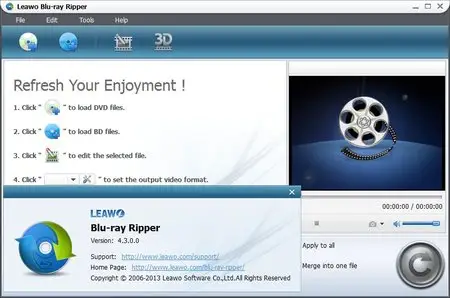 Leawo Blu-ray Ripper 4.3.0