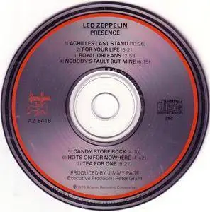 Led Zeppelin - Presence (1976) {1987 Swan Song A2-8416} **[RE-UP]**