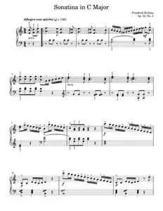 Sonatina In C Major, Op. 55, No. 3 - Friedrich Kuhlau, Jennifer Linn (Piano Solo)