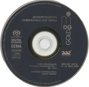 Dmitry Shostakovich - Symphonies No. 1 & 6 (2007) {Hybrid-SACD // EAC Rip}