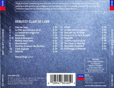 Pascal Roge - Claude Debussy: Clair de lune and Other Piano Works (2013)