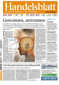 Das Handelsblatt vom 10 Dezember 2013