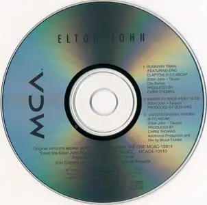 Elton John Featuring Eric Clapton - Runaway Train (1992) {CDM}