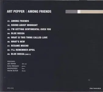 Art Pepper - Among Friends (1978) {Discovery-PJL Japan Re-Issue MTCJ-2542 rel 2002}