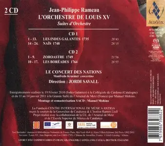 Jordi Savall - Jean-Philippe Rameau - L'Orchestre de Louis XV (2011) {2CD Set Alia Vox AVSA 9882A+B}