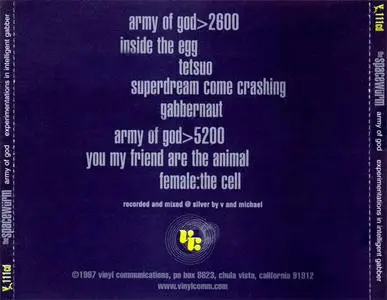 The Spacewürm - Army Of God: Experiments In Intelligent Gabber (1997) {Vinyl Communications}