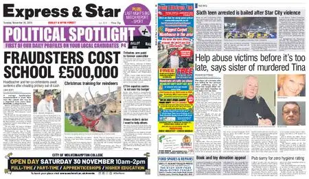 Express and Star Dudley and Wyre Forest Edition – November 26, 2019